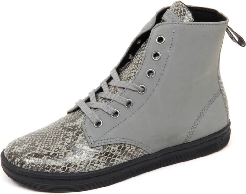 Dr. Martens Gekraste Grijze Casual Sneakers