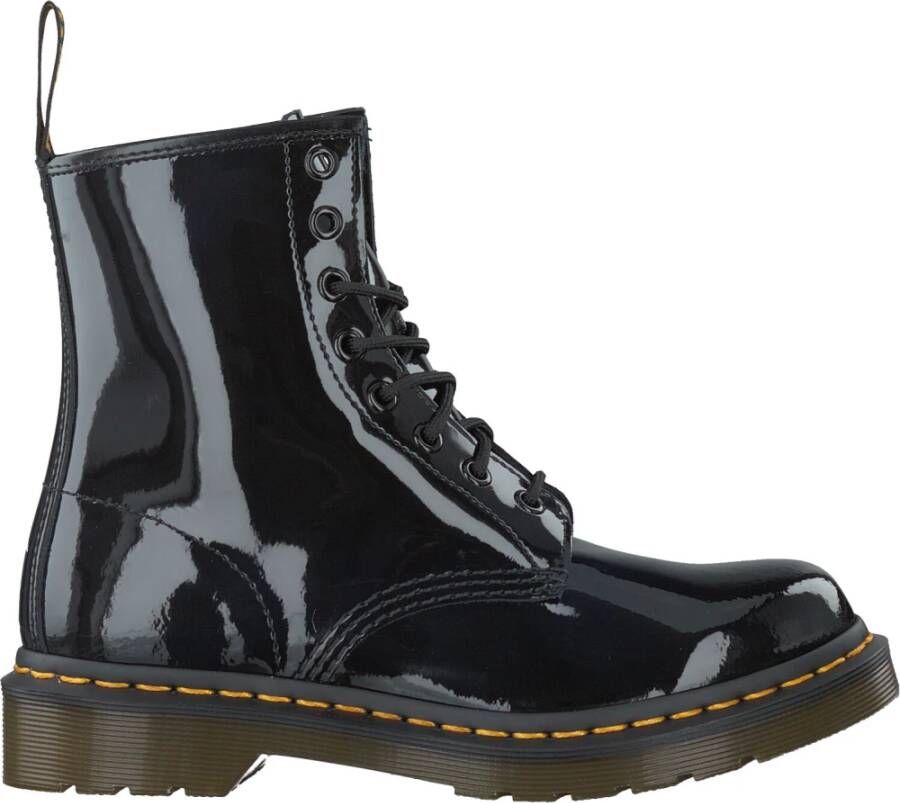 Dr. Martens Zwarte Enkellaarsjes voor Dames Model 1460 Iced BN Zwart Dames - Foto 7