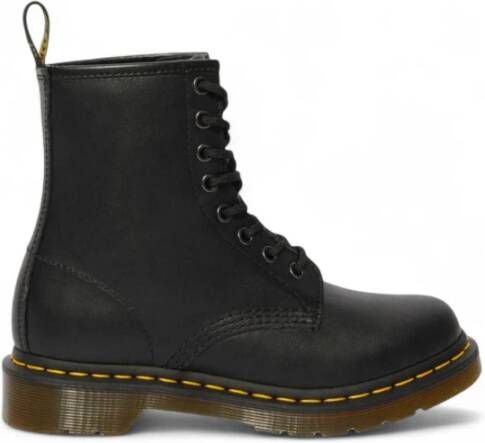 Dr. Martens Gele Gestikte Leren Enkellaarzen
