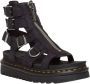 Dr. Martens Zwarte Leren Plateau Sandalen met Rits Black Dames - Thumbnail 2