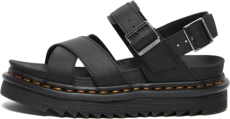 Dr. Martens Gladiator Sandaal met Sleehak Black Dames