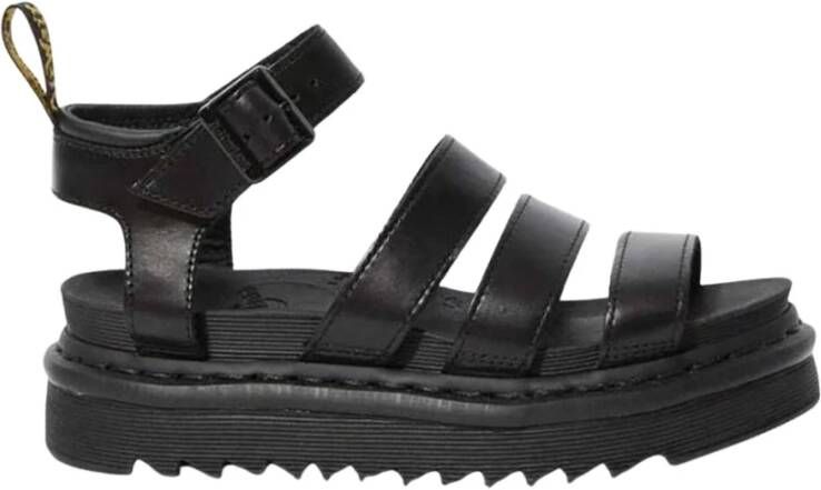 Dr. Martens Gladiator sandaal met sleehak en enkelband