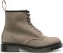 Dr. Martens Grijze enkellaarzen met metalen oogjes - Thumbnail 2