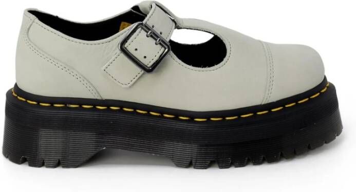 Dr. Martens Groene Leren Instappers met Gesp Strik Green Dames