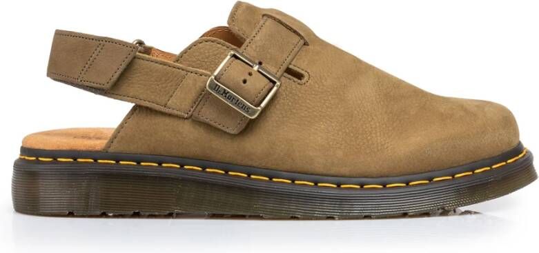 Dr. Martens Klompen Jorge Muted Olive Tumbled Nubuck+E.H.Suede