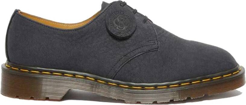 Dr. Martens Handgemaakte Nubuck Schoenen met Unieke Kenmerken Black Heren