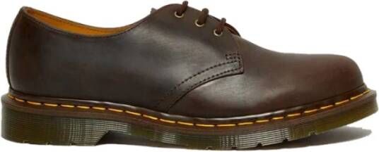 Dr. Martens Heren Crazyhorse Bruine Leren Schoenen Brown Heren