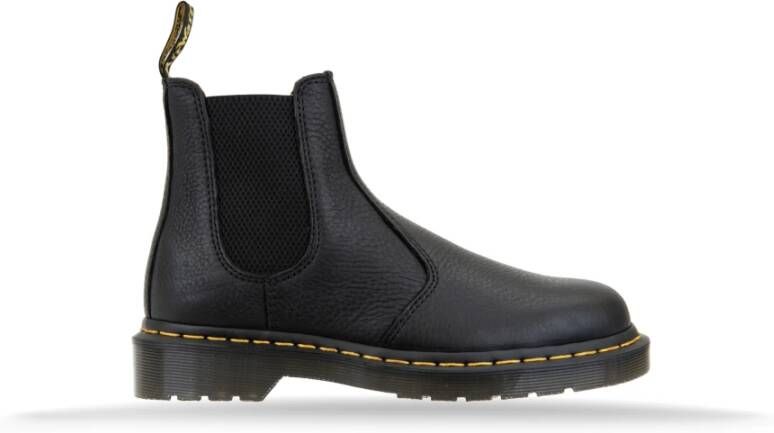 Dr. Martens Zwarte leren enkellaarzen met elastische sluiting Black Heren - Foto 7