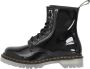 Dr. Martens Zwarte Enkellaarsjes voor Dames Model 1460 Iced BN Zwart Dames - Thumbnail 4