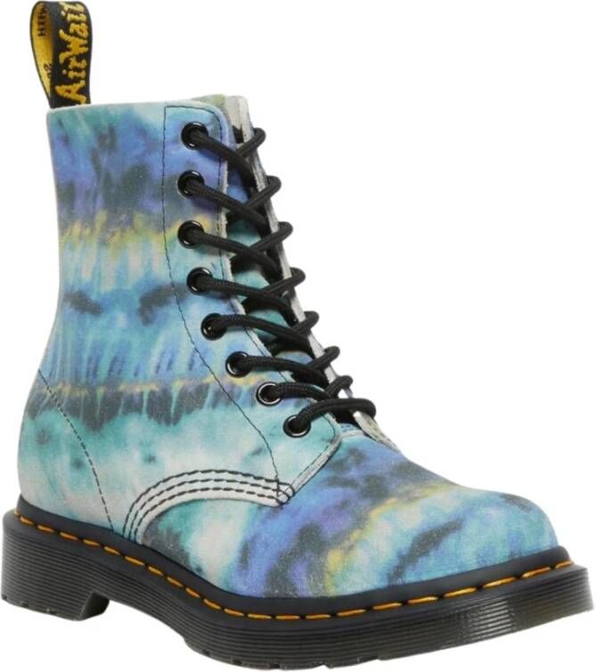 Dr Martens 1460 Pascal Tie Dye Boots Dr. Martens Blauw Dames