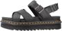 Dr. Martens DVOSS~II~BLACK~HYDRO~LEATHER~~ Platte sandalenDames Sandalen Zwart - Thumbnail 2