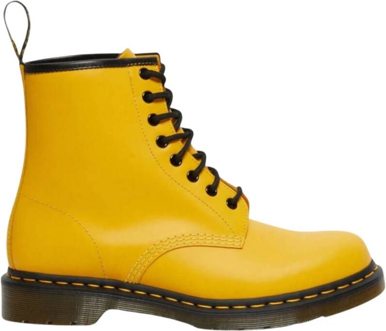 Dr. Martens Iconische 8-Oog Laars in Glad Leer