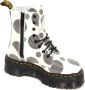 Dr Martens Jadon Polka Dot Smooth Leather Platform Boots - Thumbnail 8