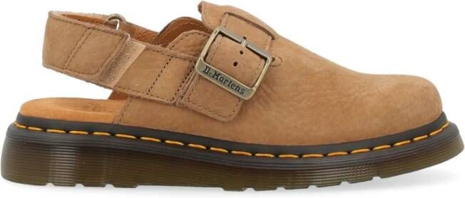 Dr. Martens Jorge II Leren Muiltjes in Cuoio Kleur Brown Heren