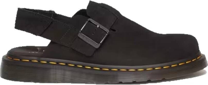 Dr. Martens Jorge II Suede Klompen Zwart Black Heren