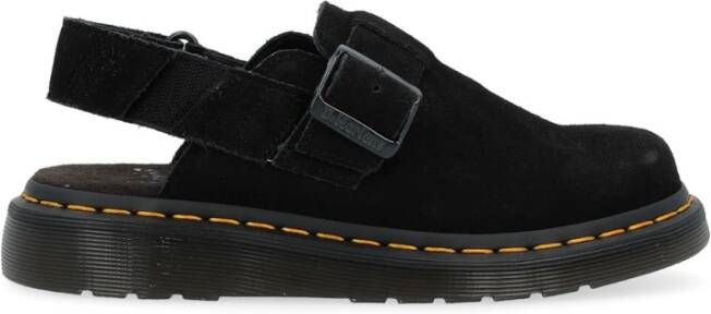 Dr. Martens Jorge II Zwarte Suède Muiltjes Black Heren