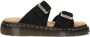 Dr. Martens Zwarte Platte Sandalen met Gespdetail - Thumbnail 3