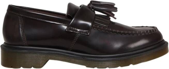 Dr. Martens Kersenrode Arcadia Leren Mocassins Red Dames