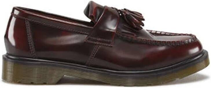 Dr. Martens Kersenrode Kwast Mocassin Red Heren
