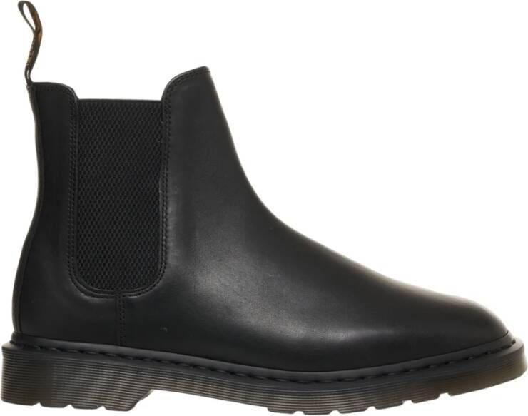 Dr. Martens Klassieke Chelsea Enkellaarzen in Zwart