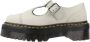 Dr. Martens Klassieke Leren Platte Schoenen voor Vrouwen White Dames - Thumbnail 1