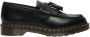 Dr. Martens Zwarte leren platte schoenen met kwastdetail Black - Thumbnail 1
