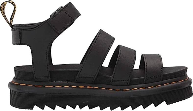Dr. Martens Klassieke platte sandalen met verstelbare enkelband Black Dames - Foto 13
