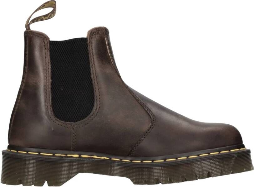 Dr. Martens EMBURY DAKR BORWN CRAZY HORSE Vrije tijd half-hoog Bruin - Foto 2