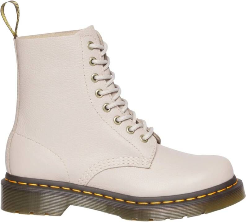 Dr martens 1460 Pascal vintage taupe Beige Leer Veterboots Dames