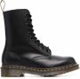 Dr. Martens Zwarte Leren Laarzen met Logo Treklus Black - Thumbnail 12