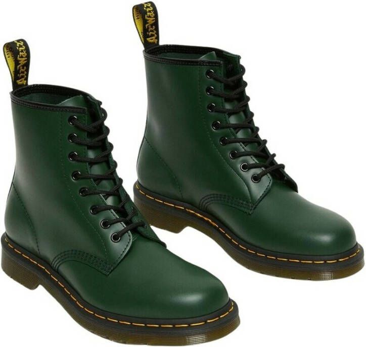 Dr. Martens Originele 1460 Laarzen in Groen Smooth Green Dames