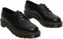 Dr. Martens 1461 Quad Smooth Leather Platform Schoenen Zwart Gepolijst Glad Black - Thumbnail 12