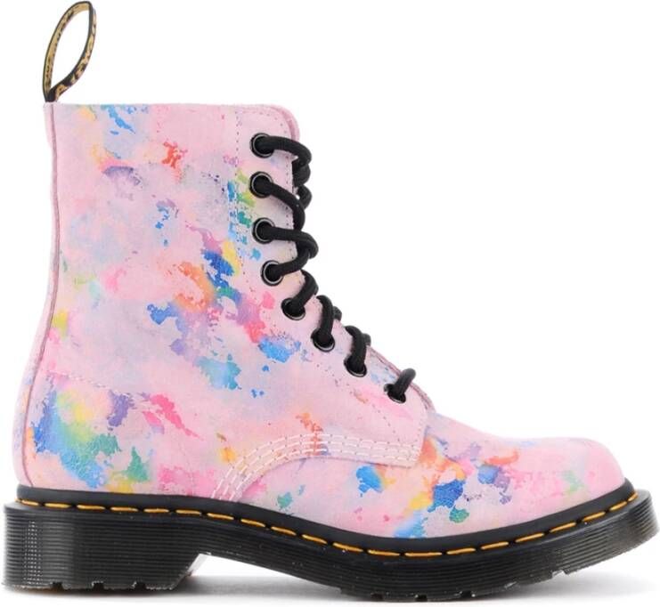 Dr Martens 1460 Pascal Rainbow combat boot Dr. Martens Roze Dames