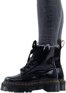 Dr Martens Bota Jadon Color polished smooth Dr. Martens Zwart Dames