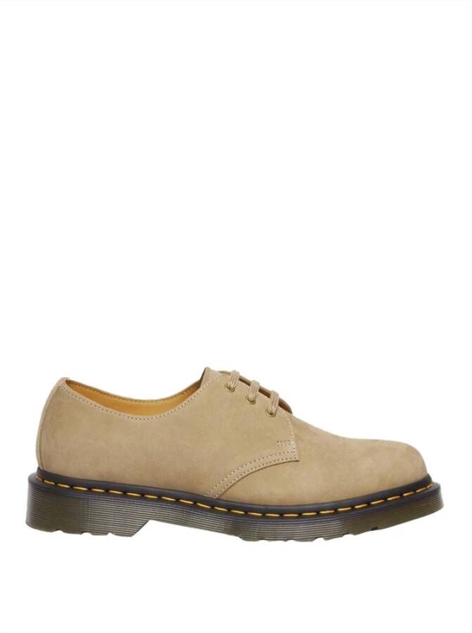 Dr martens Dr. Martens 1461 Savannah Tan Beige Nubuck Lage veterschoenen