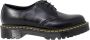 Dr. Martens 1461 Quad Smooth Leather Platform Schoenen Zwart Gepolijst Glad Black Dames - Thumbnail 43