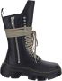 Rick Owens Zwarte Leren Enkellaarzen Black Dames - Thumbnail 9