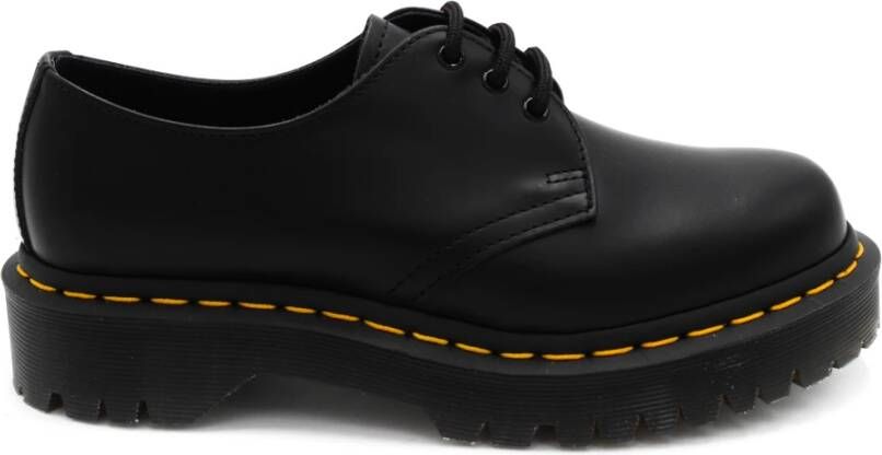 Dr. Martens Leren Veterschoenen Black Unisex