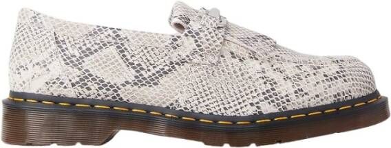 Dr. Martens Loafers van slangenleer Gray Unisex