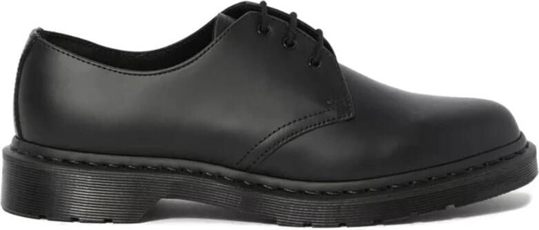 Dr. Martens Stijlvolle zwarte platte schoenen voor heren Black Heren