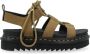 Dr. Martens Nartilla Suède Sandaal Groen Beige Green Dames - Thumbnail 1