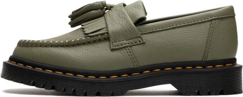 Dr. Martens Olijfgroene Slip-On Schoenen met AirWair-demping