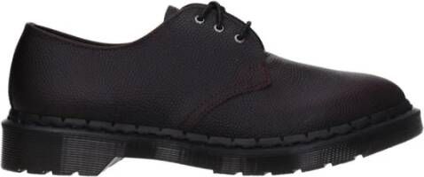 Dr. Martens Paarse Leren Lace-Up Oxfords Schoenen