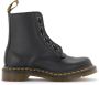 Dr martens 1460 PASCAL FRNT ZIP Zwart Leer Veterboots Dames - Thumbnail 2