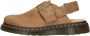 Dr. Martens Patchwork Leren Sandalen met Riptape Straps Beige - Thumbnail 35