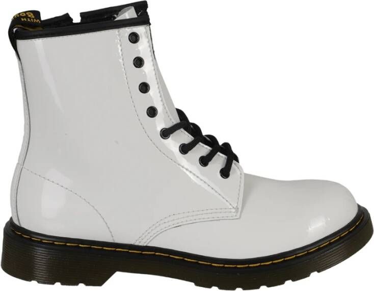 Dr. Martens Patent Lamper Laarzen White Dames