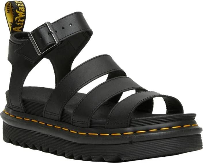 Dr. Martens Klassieke platte sandalen met verstelbare enkelband Black Dames - Foto 8