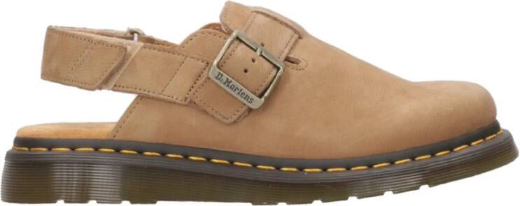 Dr. Martens Patchwork Leren Sandalen met Riptape Straps Beige - Foto 6