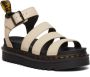 Dr. Martens Beige Sandaal van Textuurleer met Verstelbare Enkelband Beige Dames - Thumbnail 3