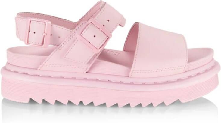 Dr. Martens Roze Leren Sandalen met Rubberen Zool Pink Dames - Foto 2